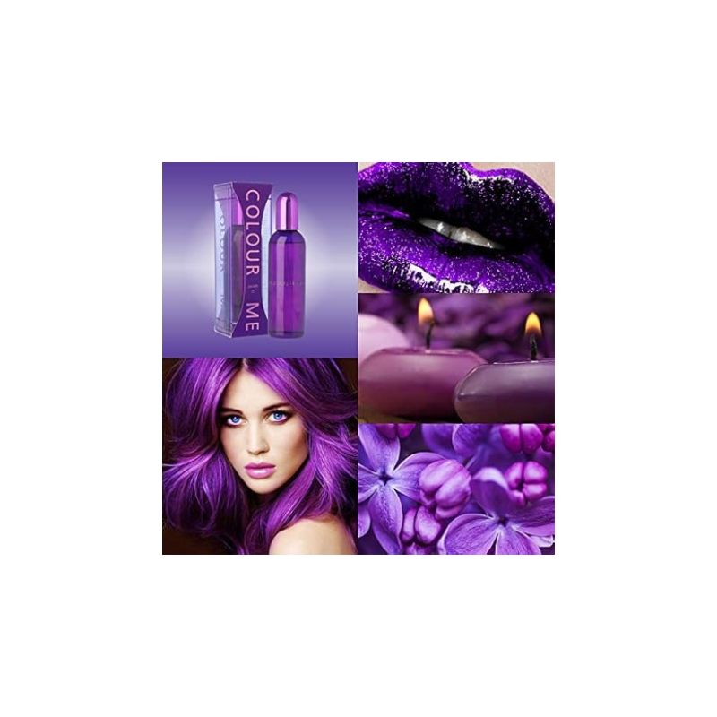 Colour Me Purple  - Fragrance For Women - 100ml Eau De Parfum, By Milton-Lloyd